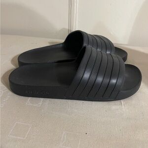 adidas Black Adilette Slide Sandals